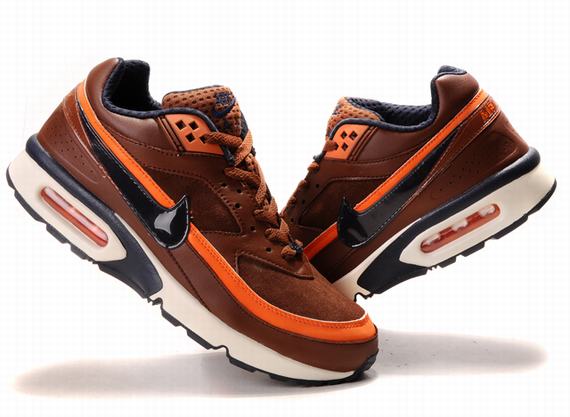 New Men'S Nike Air Max Brown/ Black/Yellow
